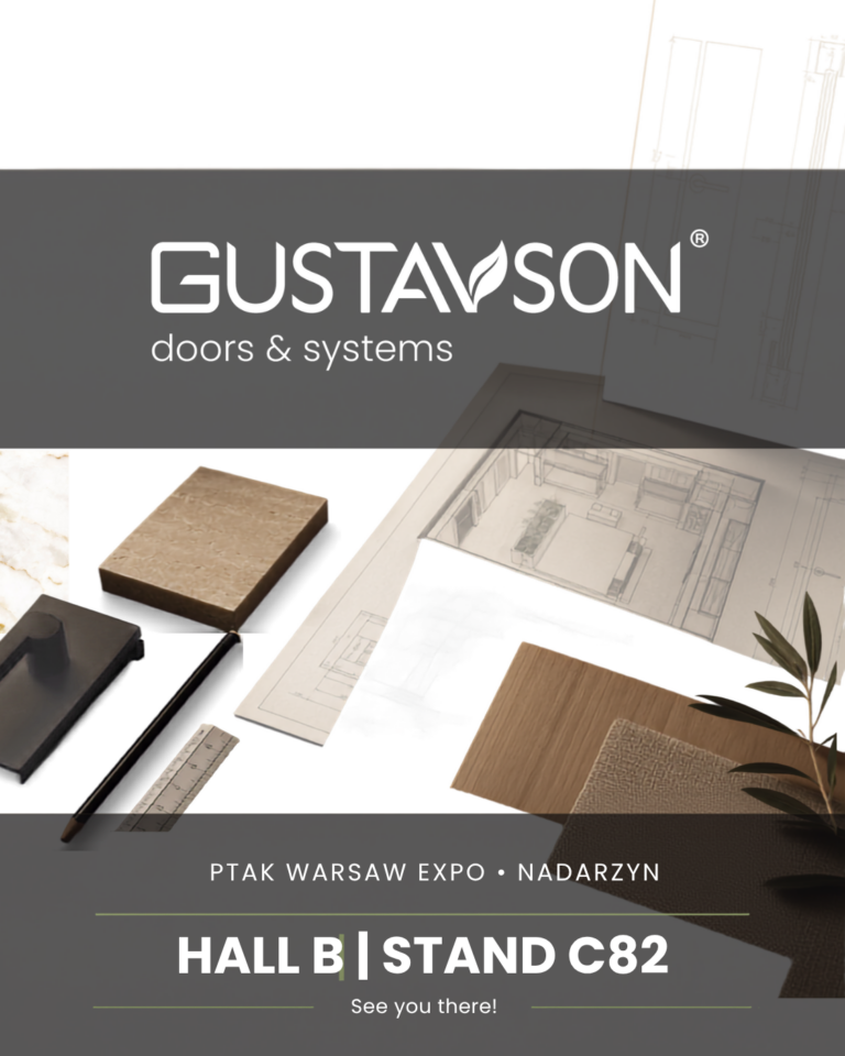 Gustavson at Warsaw Home & Contract 2026 – Discover Our Door Systems